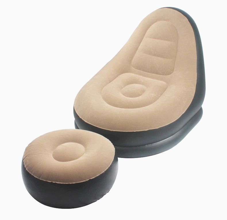 Flocked Set Leisure Sofa Fashionable Lazy Outdoor Inflatable Stool_voghion.com