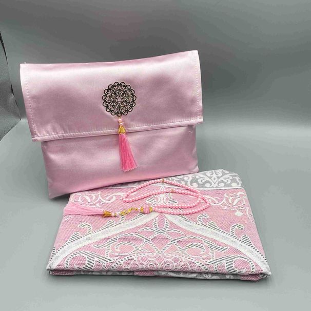 Muslimi kannettava rukouspeitto Rosary Kangaspussisarja Lahjamatkapeittosetti_voghion.com