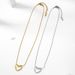 Collana con ciondolo a forma di cuore con ciondolo a forma di cuore, per ragazze, design semplice, versatile, in acciaio inossidabile._voghion.com