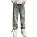 2024 American High Street Jeans Männer loose riichtaus Been Trendy Mark Set villsäiteger Hosen_voghion.com