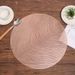 PVC Placemat - Heat-Resistant & Non-Slip (Gold Foil Embossed Openwork Design For Restaurants/Homes Easy To Clean)_voghion.com