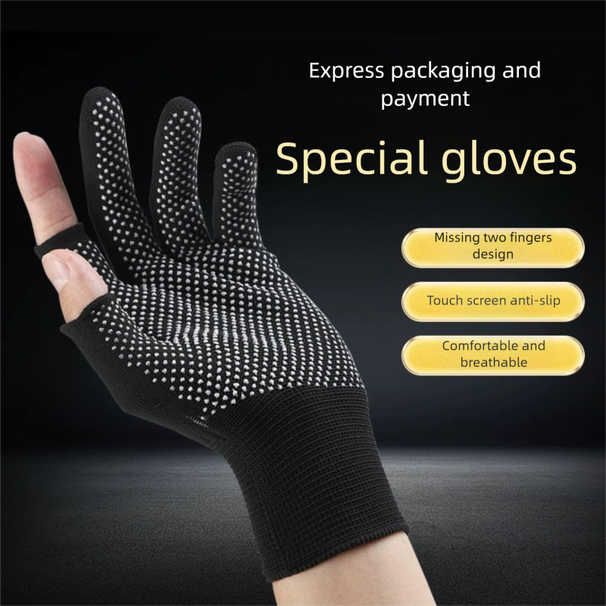 Guanti a due dita resistenti all'usura all'ingrosso autunno inverno caldi antiscivolo sport all'aria aperta pesca traspiranti per M e_voghion.com