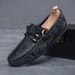 SHLIANG Brand Men Loafers Leather Men's Casual Shoes Moccasins Slip On Boat Shoes Fashion Tassel Driving Flats X0012_voghion.com