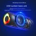 Altoparlante Bluetooth wireless portatile per esterni con auricolare Bluetooth e luce ambientale fredda_voghion.com