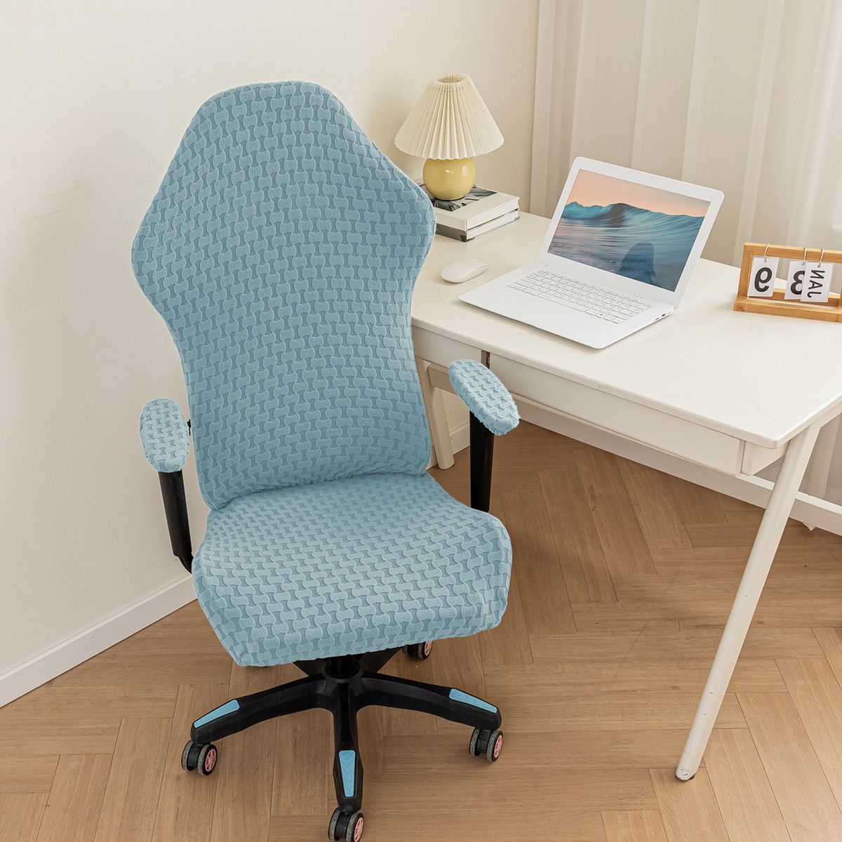 Coprisedia da gaming in poliestere traspirante - Vestibilità universale, antiscivolo e antipolvere, design moderno ed elasticizzato in 4 colori_voghion.com