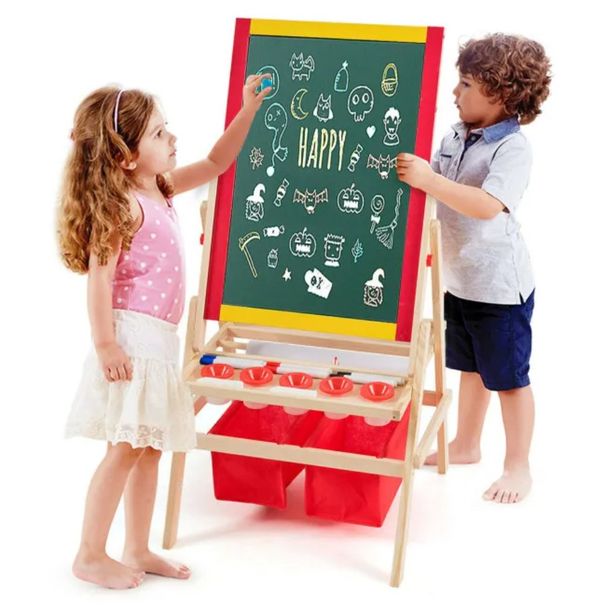 Art Double-Sided Easel Kids Flip-Over_voghion.com