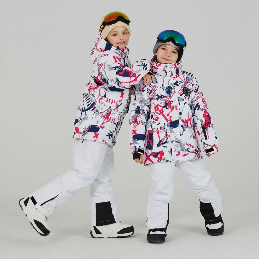 Kinder Skianzug Set Snowboarden Skifahren, Verdickt Und Warm Für Outdoor Skifahren_voghion.com