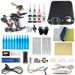 Iesācēju tetovēšanas mašīnu komplekts ar profesionālu tetovēšanas rīku tetovēšanas aprīkojumu_voghion.com