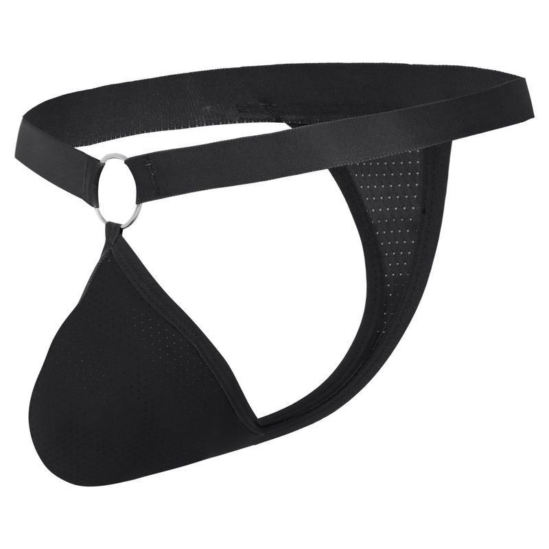 Korean And Japanese Beauty GAY Men's Low Waist Underwear Nightclub Sexy Mesh Breathable Thong E092B_voghion.com
