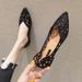 Fashion Plus Size Flats Pointed Flat Shoes_voghion.com