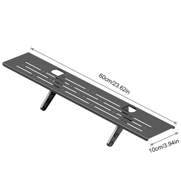 Podesivi stalak za pohranu gornje police za TV, višenamjenski stalak za računalni monitor, stolni stalak za TV, organizator police za prikaz, nosač_voghion.com