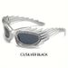 Y2K Wrap Around Brille Damen Glänzend Rhie Gespiegelt Mode Sonnenbrille Für Cycg Beach Party_voghion.com