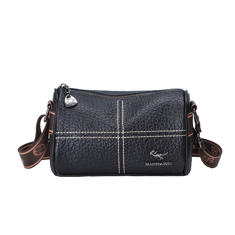 Borsa a tracolla casual da pendolare in morbida pelle con tracolla larga, modello 2025_voghion.com