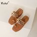 Wear Lightweight, Breathable And Stylish Flip-flops With Thick Soles_voghion.com