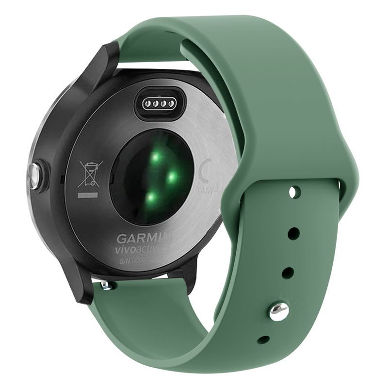 20mm 22mm Silicone Strap For Garmin Vivoactive 3 4 Band Watch Venu 2 SQ Forerunner 645 Wristband Bracelet Garmin_voghion.com