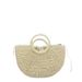 Borsa a semicerchio in paglia di medie dimensioni, produttore di borse lunari, borsa tote in tessuto con manico a doppio anello per vacanze per il tempo libero_voghion.com