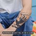 Eagle Tattoo Sticker Sleeve – Realistic Temporary Tattoos For Men, Waterproof & Long-Lasting, Herbal Juice Formula, Full Arm Design (11x18cm)_voghion.com