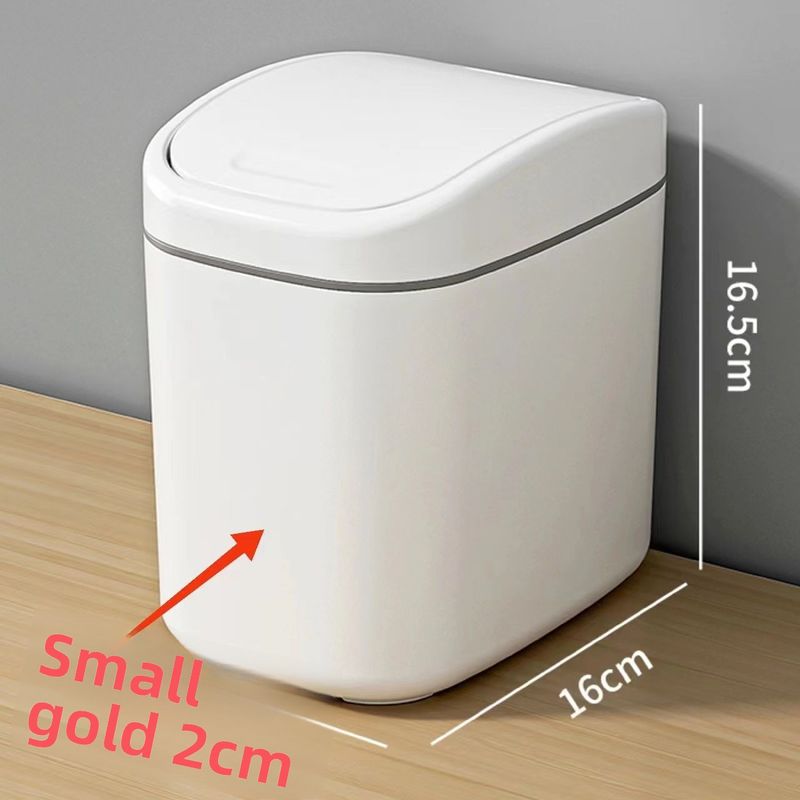 Minimalist Household Living Room, Large Capacity Bathroom Can, Creative Kitchen Trash Can Without Lid For Bedroom_voghion.com