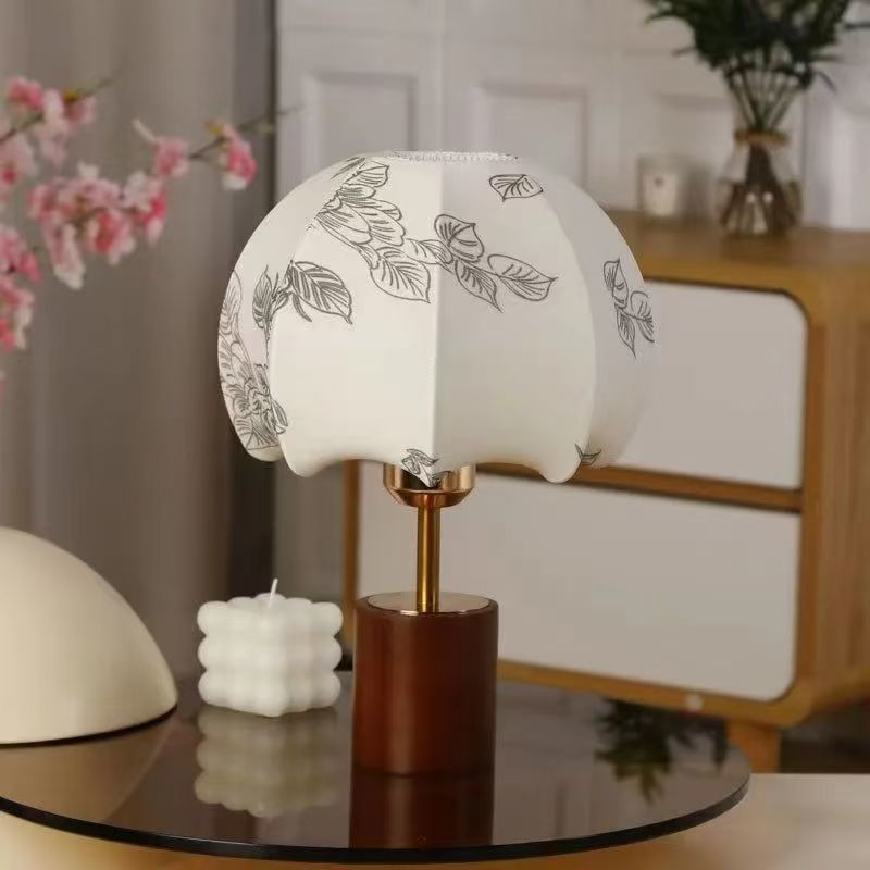 Nordische minimalistische Tischlampe aus Massivholz mit Lichtquelle für Schlafzimmer, Nachttisch, Wohnzimmer, Arbeitszimmer, Trend 2025_voghion.com