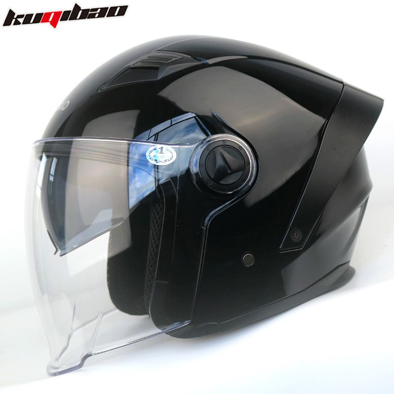 CoolRide Pro Motorcycle Helmet For Men & Women - Dual Visor ABS 3/4 Helmet With 3C Certification - Lightweight & Ventilated For All Seasons_voghion.com
