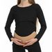 Breathable Mesh Pregnancy Belt For Belly Support - Elastic Maternity Abdominal Strap With Cross-Back Straps,Adjustable Buckle Closure_voghion.com
