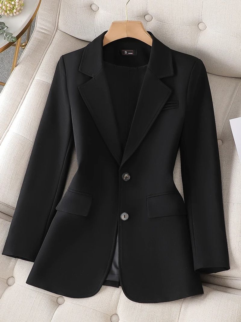 Yitimuceng Fashion Prink Blazer Women 2023 New Office Ladies Long Sleeve Breasted Casual Jackets Korean Elegant Blazers_voghion.com