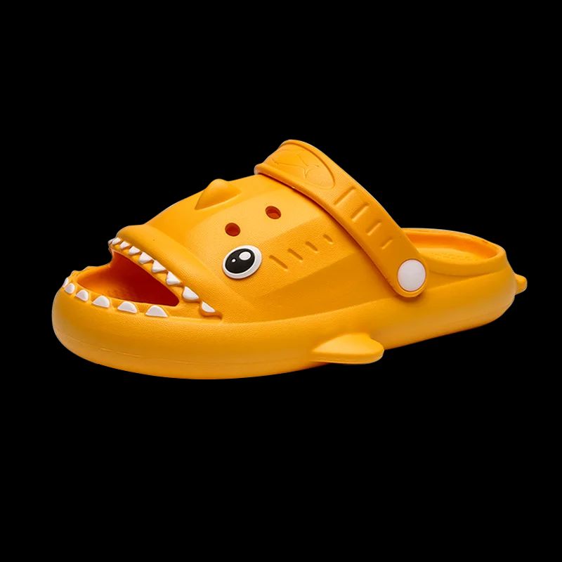 Gyermek nyári rajzfilm lyukas kerti papucs szandál csúszásmentes puha talpú gyorsan száradó kültéri strandcipő_voghion.com