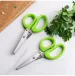 Multi-functional Stainless Steel 3/5 Layer Kitchen Scissors Pepper Shredded Chopped Scallion Cutter Laver Cut Cooking Tool_voghion.com
