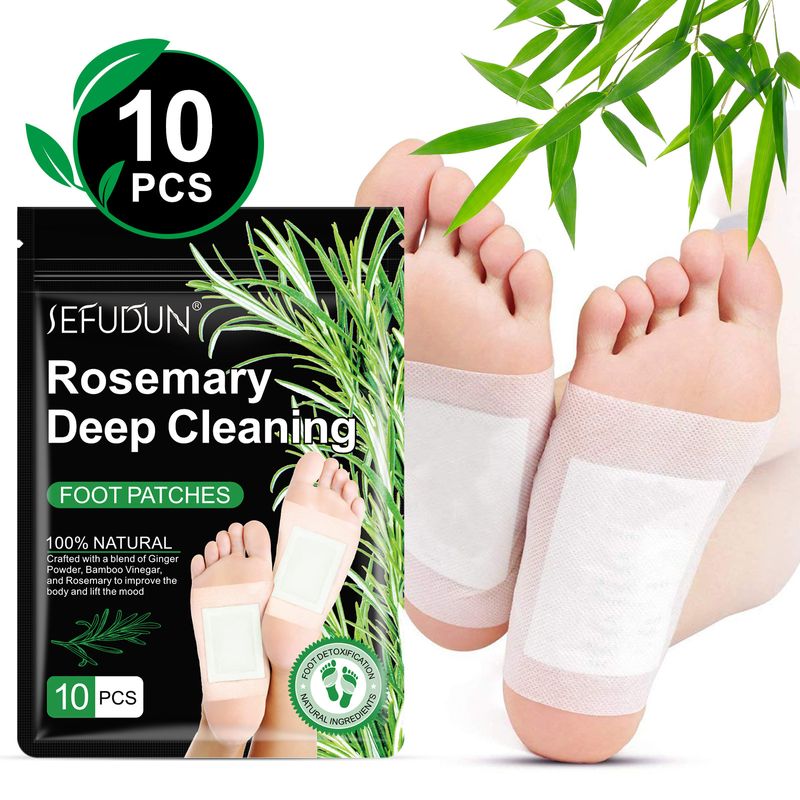 Dehumidification Rosemary Foot Patch 10pcs Set_voghion.com