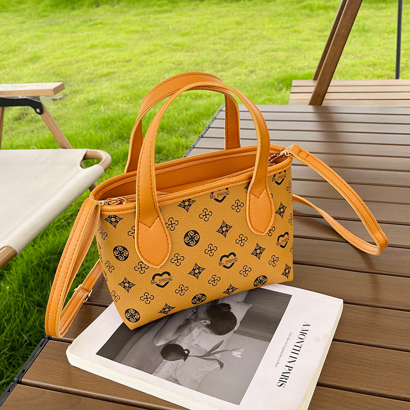 Nuova borsa da donna con cesto di verdure borsa floreale 2023 borsa per il commercio estero borsa da pranzo da donna borsa a secchiello di fascia alta_voghion.com