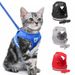 Cat Harness Vest Walking Lead Leash For Puppy Dogs Collar Polyester Adjustable Mesh Dog Harness For Small Medium Pet Accessories_voghion.com