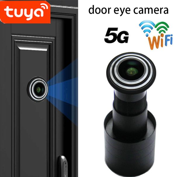 5G Gaffiti Tuya Dual Band Intelligente Anti-diefstal Doo WiFi Cat Eye Groothoek 180 Degee Tweerichtingsspraak Intecom_voghion.com