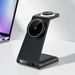 Caricabatterie wireless quattro in uno adatto per telefono cellulare, base per orologio, supporto magnetico_voghion.com
