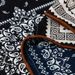 Sciarpa calda in seta e lana con stampa paisley a quattro griglie scura per donna, versatile ed elegante, stampata su entrambi i lati, all'ingrosso_voghion.com