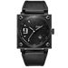 Men's Stylish Square Leather Strap Quartz Watch With Date And Week Display - Japanese PC32 Movement, Mineral Crystal, Stainless Steel Buckle_voghion.com