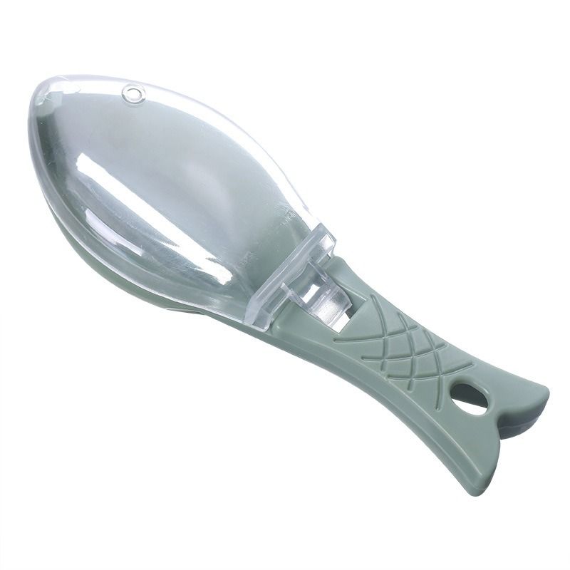 Με καπάκι, πρακτική πλάνη για λέπια ψαριών για το σκότωμα ψαριών, χειροκίνητο εργαλείο ξύστρας για λέπια ψαριών, οικιακή συσκευή κουζίνας για ζυγαριά_voghion.com