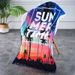 Quick-Dry Microfiber Beach Towel - Oversized, Lightweight & Absorbent With Full-Print Design For Swimming, Vacation & Travel_voghion.com