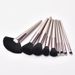 9 pcs makeup brushes makeup tools powder brush fan eye shadow brush gun color champagne gold set GUJHUI_voghion.com