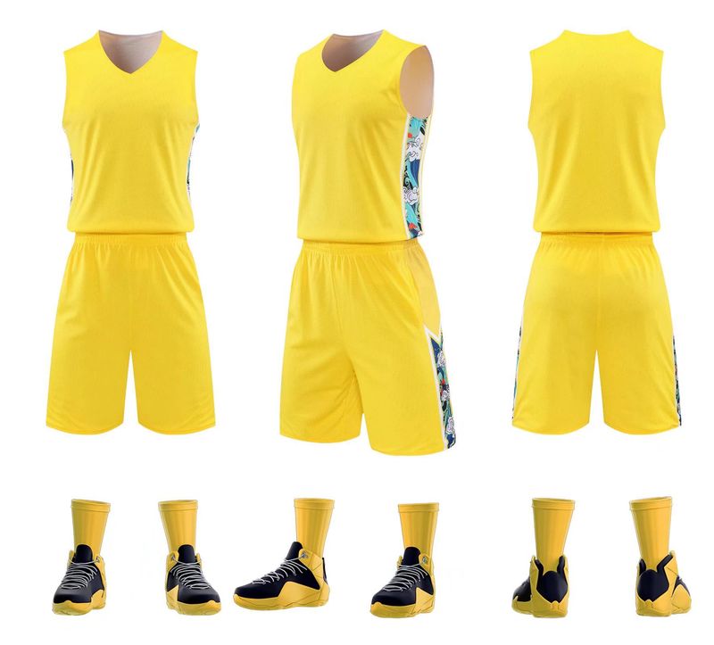 China-Chic Wendbarer Basketballanzug für Herren, bedruckt, Studentenuniform, Wettkampfteam-Trainingsshirt, Tanktop_voghion.com