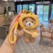 Internet Celebrity Cartoon Kopfbedeckung Bär Schlüsselanhänger süße Plüsch Puppe Tasche entzückende Girly Herz Anhänger_voghion.com