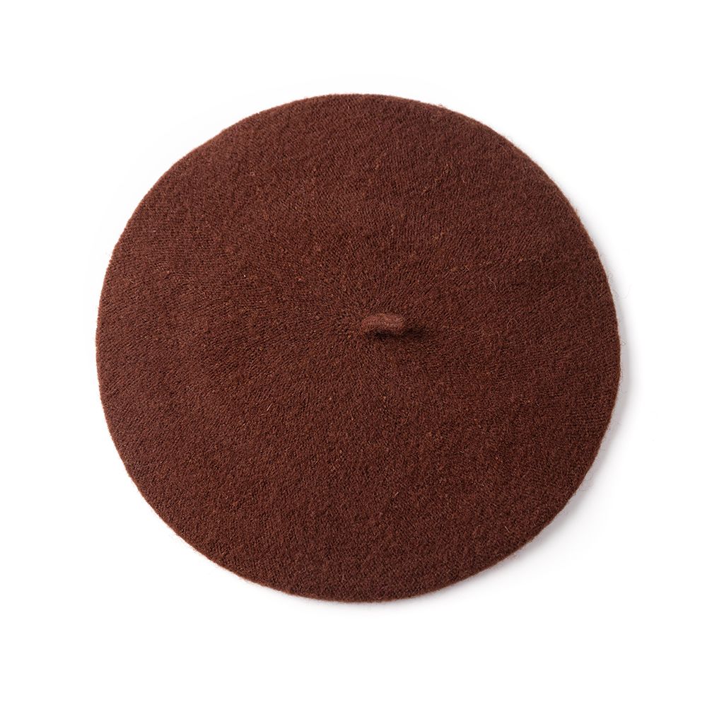 New Arrivals Women Girl French Artist Warm Wool Beanie Hat Cap Vintage Plain Beret Hats Solid Color Elegant Lady Winter Caps_voghion.com