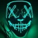 Led Mask Halloween Carnival Christmas Masquerade Party Night Club Luminous Movie Theme Mask The Purge Glowing Cosplay Mask_voghion.com