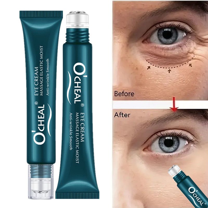 OCHEAL Ball Massage Elastic Moisturizing Gentle Eye Cream Moisturizing Refreshing Eye Care Serum Hydrating Moisturizing Cream, Deep Moisturizing_voghion.com