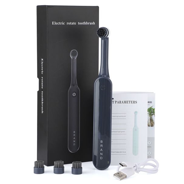Electric Tooth Brush 360°C Rotating Toothbrush Teeth Care Cleaning and Accessories 3 Heads Timmer Waterproof oral Hygiene_voghion.com