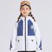 "Kids' Waterproof Ski Suit – Windproof Winter Snow Overalls For Boys & Girls (Size 120-160, White/Orange/Purple)"_voghion.com