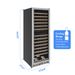 24in Wide Dual Zone Wine Refrigerator Cooler-154 Bottle Capacity_voghion.com