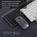 Set di mouse wireless per computer portatile, tastiera esterna universale, senza unità, plug and play_voghion.com