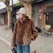 Leopard Print New 2025 Eco-Friendly Women's Casual Lazy Style Warm Coat Long Sleeve Top_voghion.com