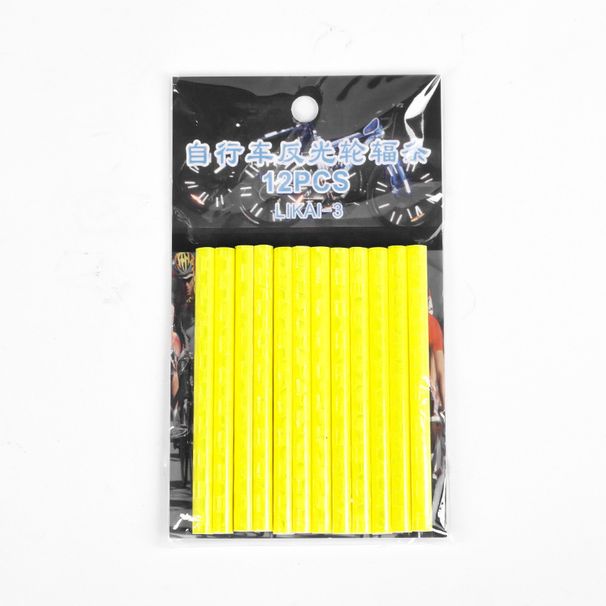 Outdoor Color Bicycle Wheel Reflective Spokes Bicycle Reflective Hot Wheel Steel Wire Strip ABS Plastic Reflective Card Strip_voghion.com