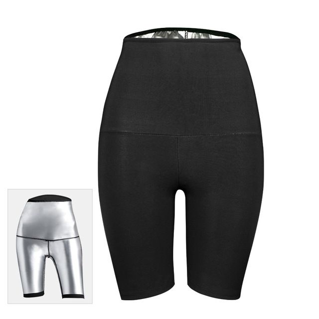 Damsportbyxor med hög midja, shapewear-byxor för bantning_voghion.com